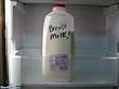 Allegedly it's refrigerated breast milk in a conventional container -- for milk, not breast milk. We can't make this stuff up.
