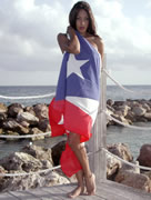 Dee with Puerto Rico Flag