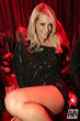 jessica drake in a dress/blouse. We love that.