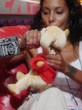 Dee with a Pooh Bear. Ah, the life of porn stars. ...